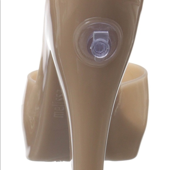 🔥 Jeremy Scott Melissa barbie blow up doll nude heels mules moschino 9 - Picture 4 of 16